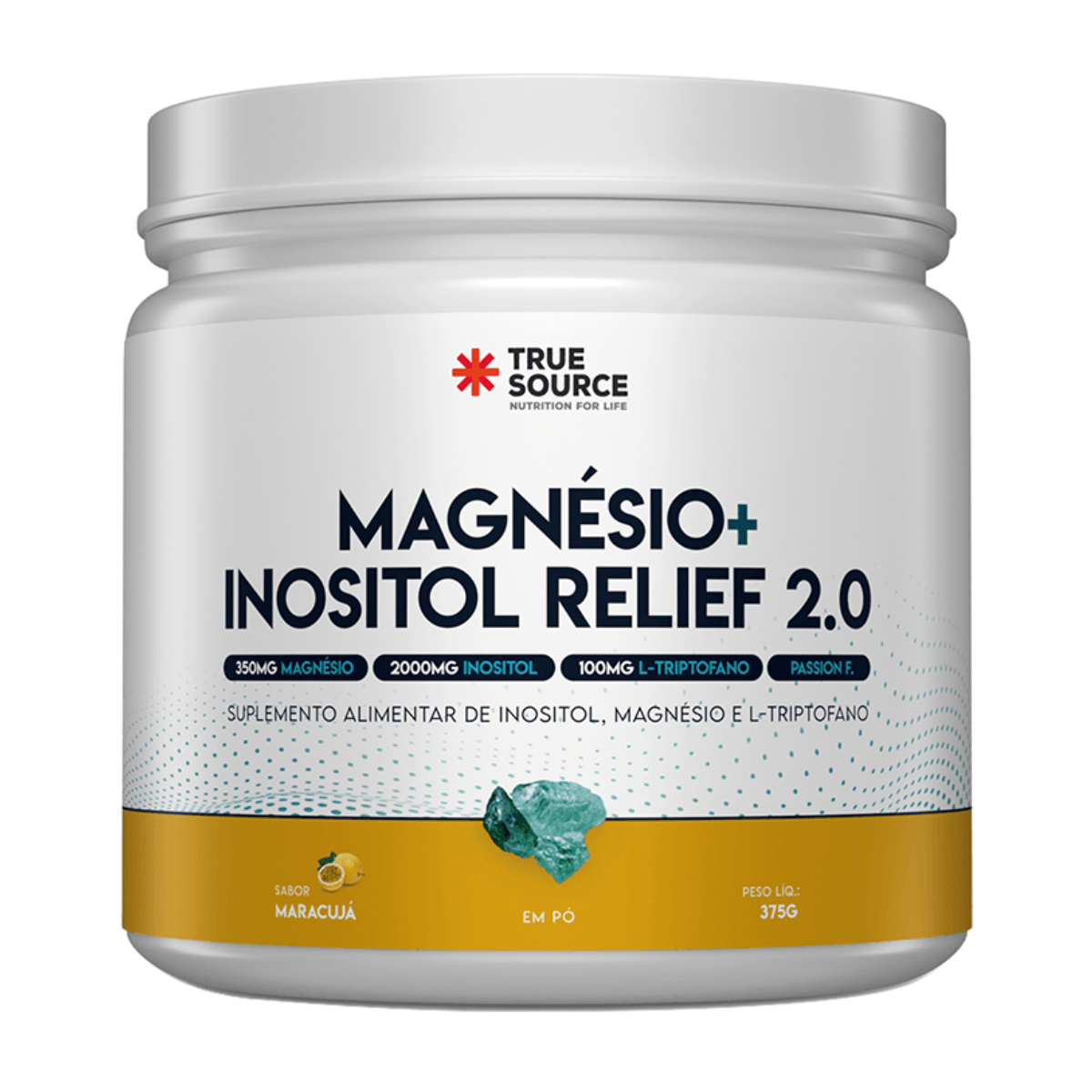 MAGNESIO INOSITOL TRUE SOURCE MARACUJÁ - 375G